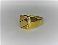 Ring Guerretta Gioielli Man Anello Uomo in Gold GUERR142 - GUERR142